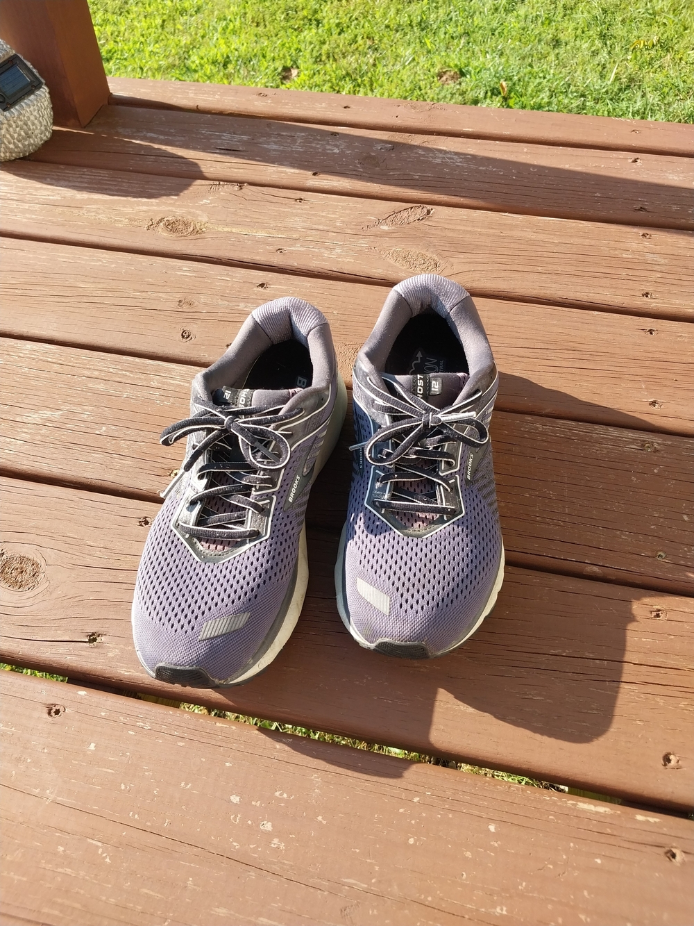 Brooks Men's Athletic Running Shoes Purple and Gray